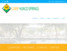 Tablet Screenshot of camphuacosprings.com